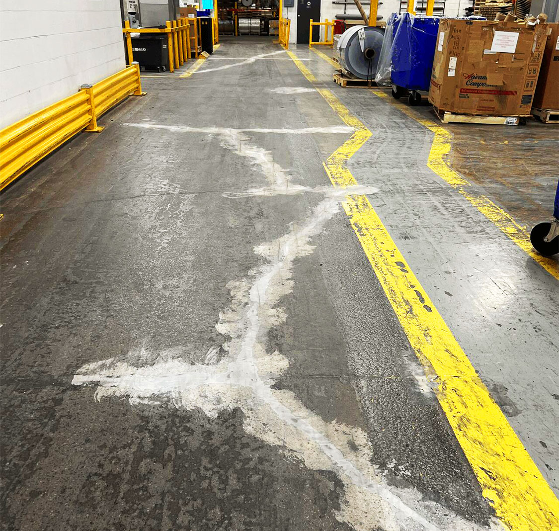 Réparation de fissures de fondation